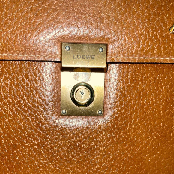Loewe LOEWE Madrid Vintage Leather Men’s Briefcase - Picture 6 of 16